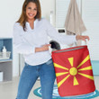 Flag Of North Macedonia  Laundry Basket