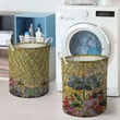 Dragonfly Floral Laundry Basket
