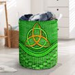 St Patrick's Day Irish Rattan Teaxture Laundry Basket