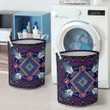Naumaddic Arts Dark Purple  Laundry Basket