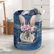 Rabbit In The Jean Pocket  Laundry Basket