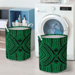 Polynesian Tradition Green Style Laundry Basket