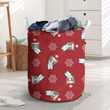 Christmas Cat Laundry Basket