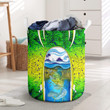 Love Mahi Mahi  Green Laundry Basket