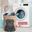 Pug Dogs Friend of Life Custom Photo Laundry Basket
