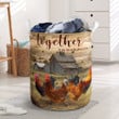 Chickens Together Is My Favorite Place Laundry Basket