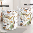 Love Dinosaur With Different Figure Laundry Basket
