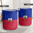 Haiti Flag  Laundry Basket