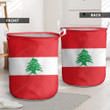 Flag Of Lebanon  Laundry Basket