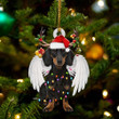 Angel Dachshund Christmas Ornament Dog Christmas Tree Ornaments Gifts For Dachshund Lovers