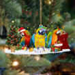 Parrot Ornaments Parrot Love Cute Christmas Ornaments Decorations Gifts
