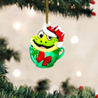 Missile Toad Christmas Ornament Cute Frog Ornament Xmas Tree Decorations