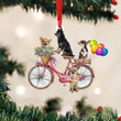Chihuahua On Bicycle Christmas Ornament Cute Dog Ornament Dog Lover Christmas Gift Ideas