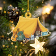 Camping Tent Ornament Camper Christmas Ornaments Hanging Christmas Decorations