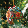 Sea Turtle In Letter Box Ornament Turtle Christmas Ornament Merry Christmas Decorations