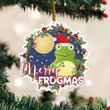 Missile Toad Ornament Merry Frogmas Missle Toad Meme Funny Christmas Ornament Gift
