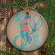 Pregnant Mermaid Ornament December Diamond Ornament Hanging Ornament Tree