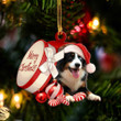 Australian Shepherd Out Of Merry Christmas Box Ornament Dog Christmas Ornaments Dog Lover Gifts