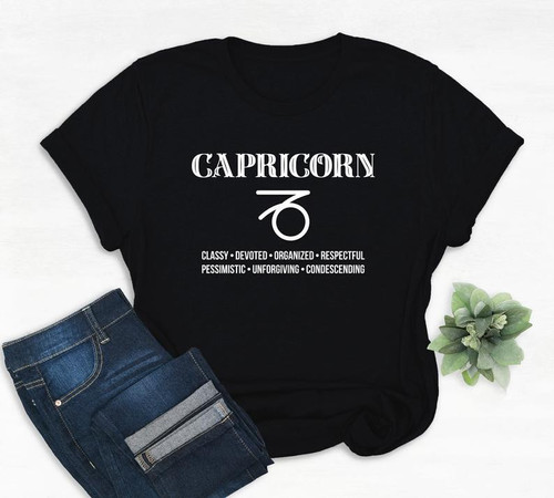 Funny Capricorn Shirt, Capricorn Zodiac Sign, Capricorn Gift, Capricorn Shirt Unisex T-Shirt