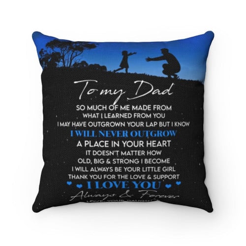 To My Dad Pillow, Father's Day Gifts For Dad, So Much Of Me Dad And Daughter Pillow, Gift For Dad