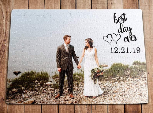 Personalized Puzzle Engagement Gift, Anniversary Gift, Wedding Gift, Jigsaw Puzzle, Engagement Picture Puzzle