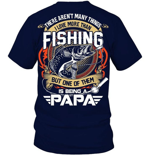 Veteran Shirt, Fishing Shirt, More Than Fishing, One Of Them Is Being Papa V3, Father's Day Gift For Dad KM1404