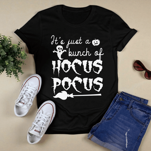 Halloween Shirt, It's Just A Bunch Of Hocus Pocus Halloween T-Shirt KM2408