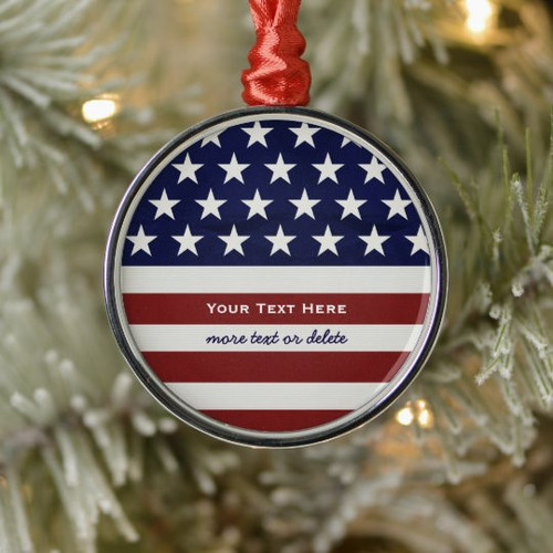 Veteran Ornament, Personalized Veteran Ornament Circle Ornament (2 sided)