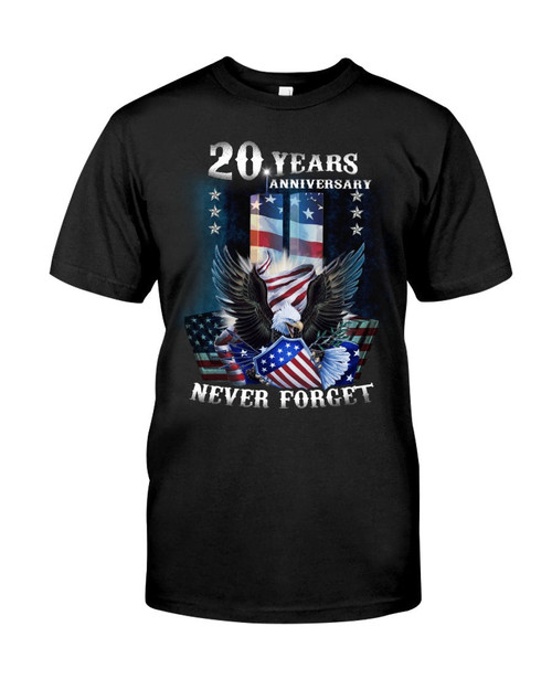 Patriot Shirt, 11th Of September, 20 Years Anniversary Never Forget T-Shirt KM2607