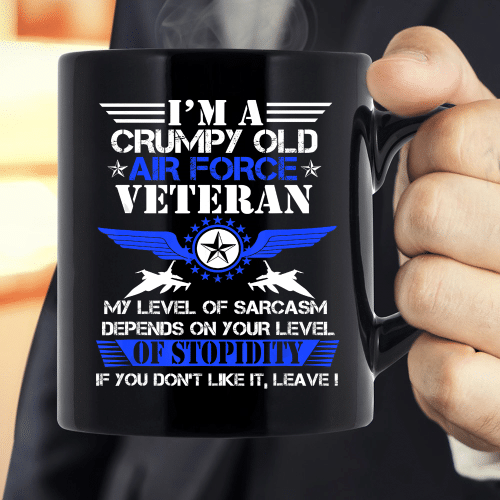 I'm A Grumpy Old Air Force Veteran Mug