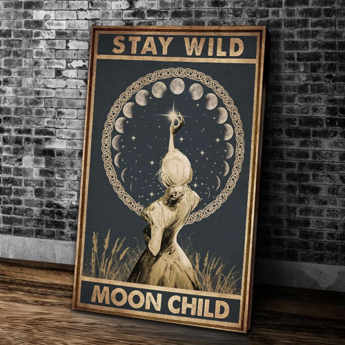 Stay Wild Moon Child Matte Canvas