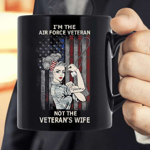 I'm The Air Force Veteran Not The Veteran's Wife Mug