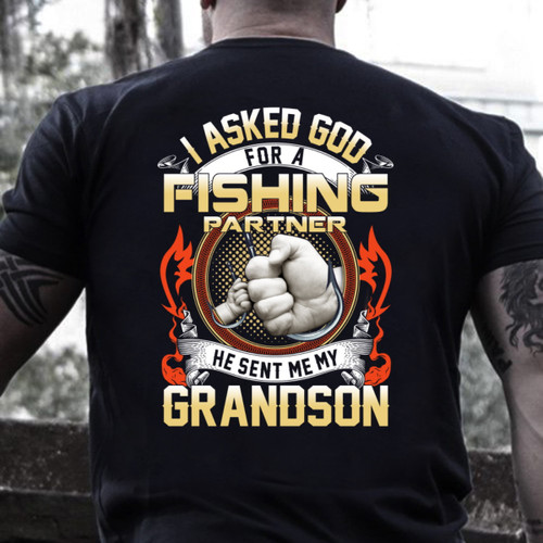 Veteran Shirt, Fishing Shirt, Fishing Partner - Grandpa And Grandson, Father's Day Gift For Dad KM1404