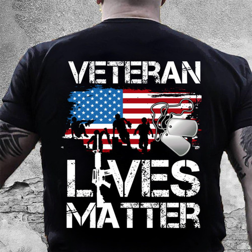 Veteran Shirt, Gift For Veterans Day, Veteran Live Matter Gun T-Shirt