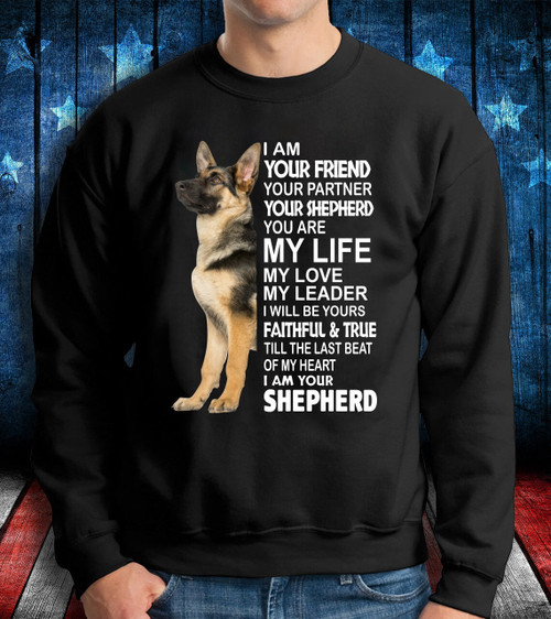 Funny Shirt, I Am Your Friend Your Partner Your Shepherd Crewneck Sweatshirt