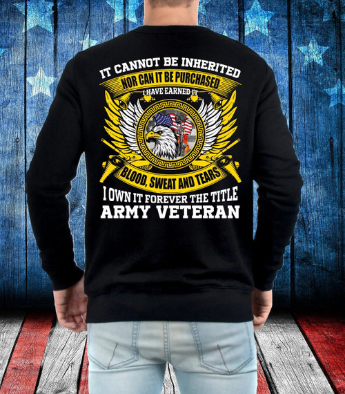 I Own It Forever The Title Army Veteran Long Sleeve