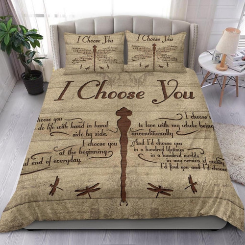 Dragonfly - The Beginning And End Of Everyday Heart - Comforter Duvet Bedding Set