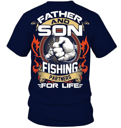Fishing Shirt, Father And Son Fishing Partners For Life, Father's Day Gift For Dad KM1404