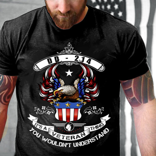 Veteran Shirt, DD214 Shirt, It's A Veteran Thing You Wouldn't Understand T-Shirt KM0408