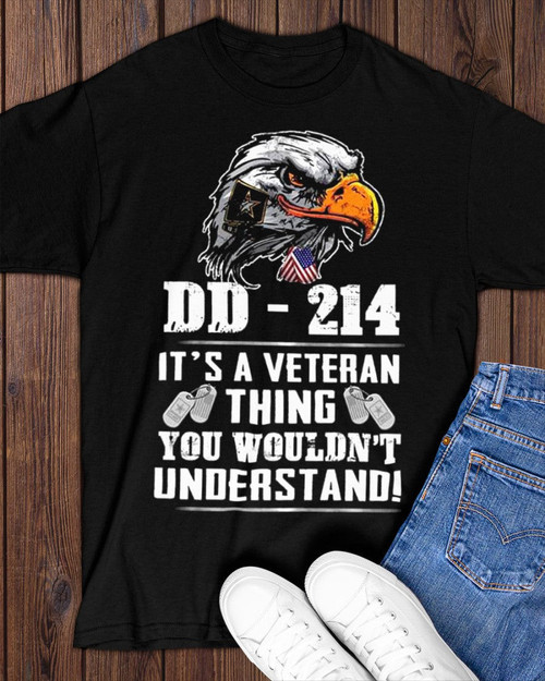Veteran Shirt, DD-214 Shirt, It's A Veteran Thing You Wouldn't Understand KM2907