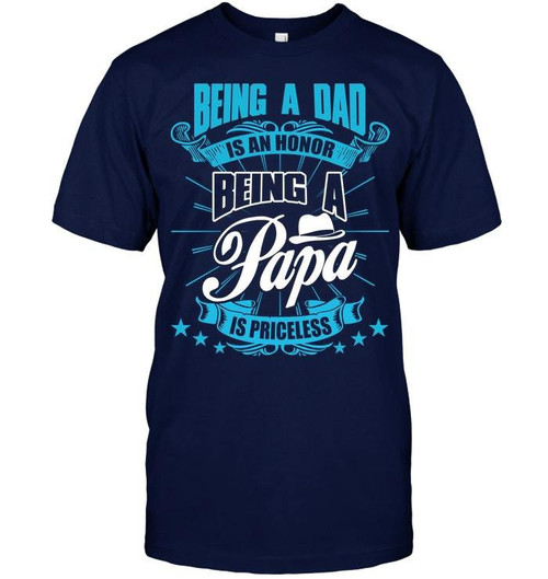Veteran Shirt, Father's Day Gift Idea, Gift For Dad, Being A Dad Is An Honor, Being A Papa T-Shirt