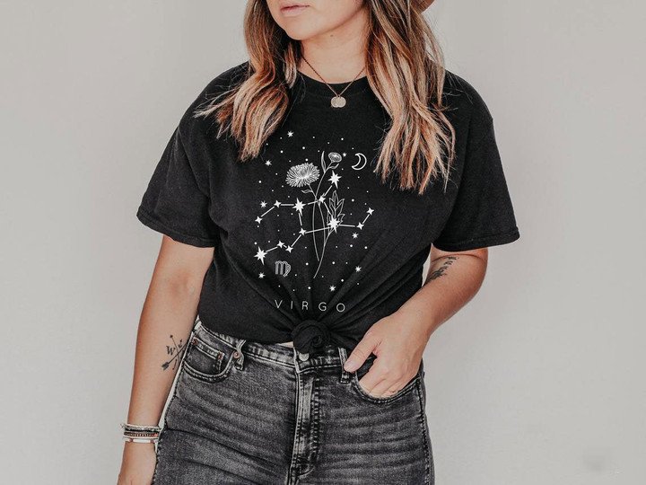 Virgo Shirt, Virgo Zodiac Shirt, Astrology Shirt, Birthday Gift For Her Unisex T-Shirt - ATMTEE