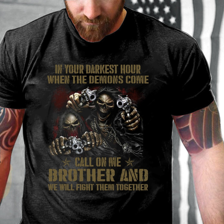 Veteran Shirt, Gift For Veteran, Call On Me Brother And We Will Fight Them Together T-Shirt - ATMTEE
