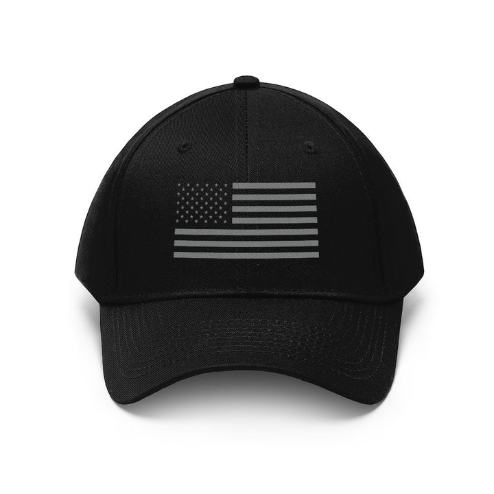 Veteran Hat, Veteran Cap, American Flag Unisex Twill Hat - ATMTEE