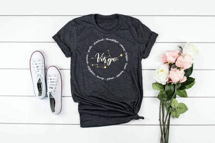 Virgo Shirt, Virgo Zodiac Shirt, Astrology Sign Shirt, Birthday Gift For Her Unisex T-Shirt - ATMTEE