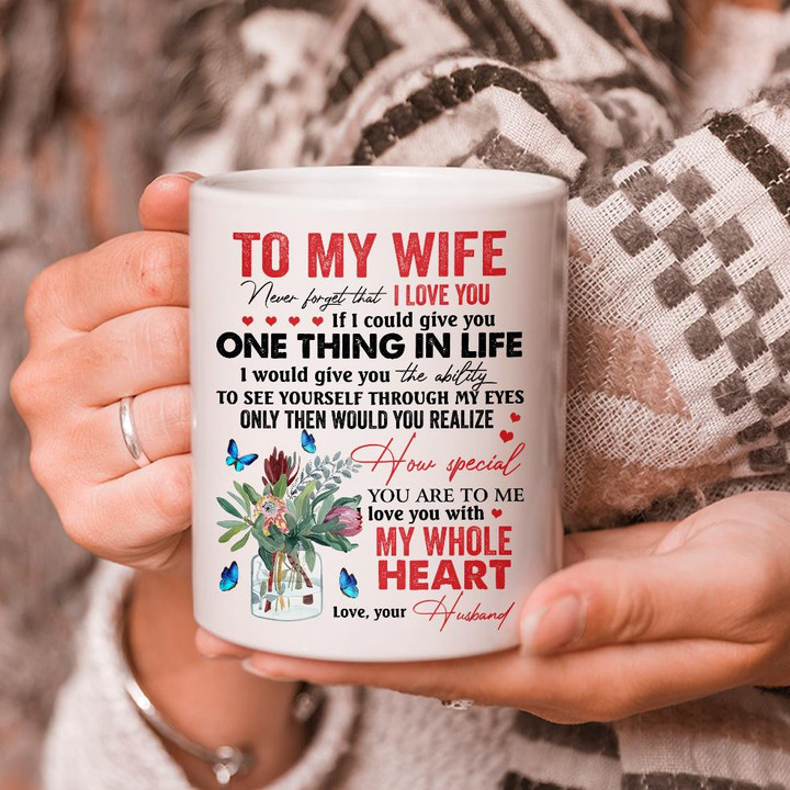 Valentine Day Gift For Wife From Husband, Never Forget That I Love You Mug - ATMTEE
