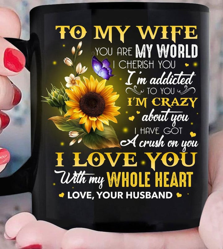 Valentine Day Gift For Wife, To My Wife You Are My World Mug - ATMTEE