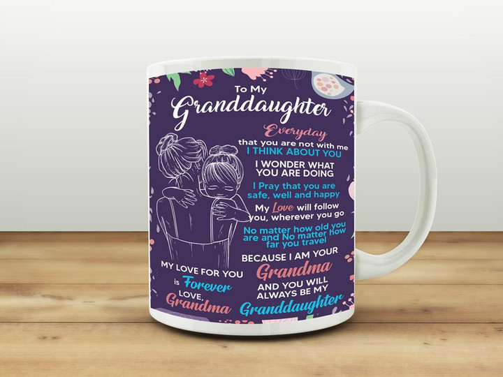 To My Granddaughter Everyday That You Are Not With Me, Gift For Granddaughter Mug - ATMTEE