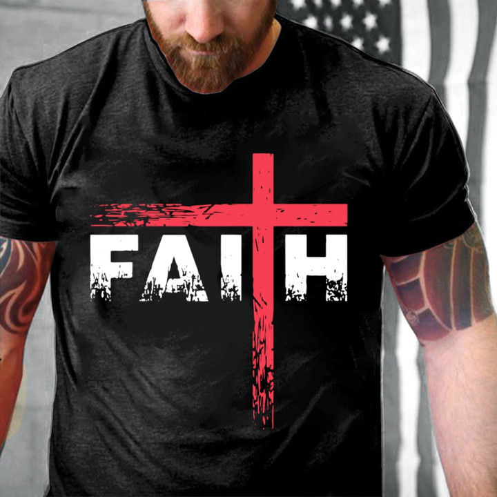 Veteran Shirt, Christian Shirt, Christian Faith Cross KM2907 - ATMTEE