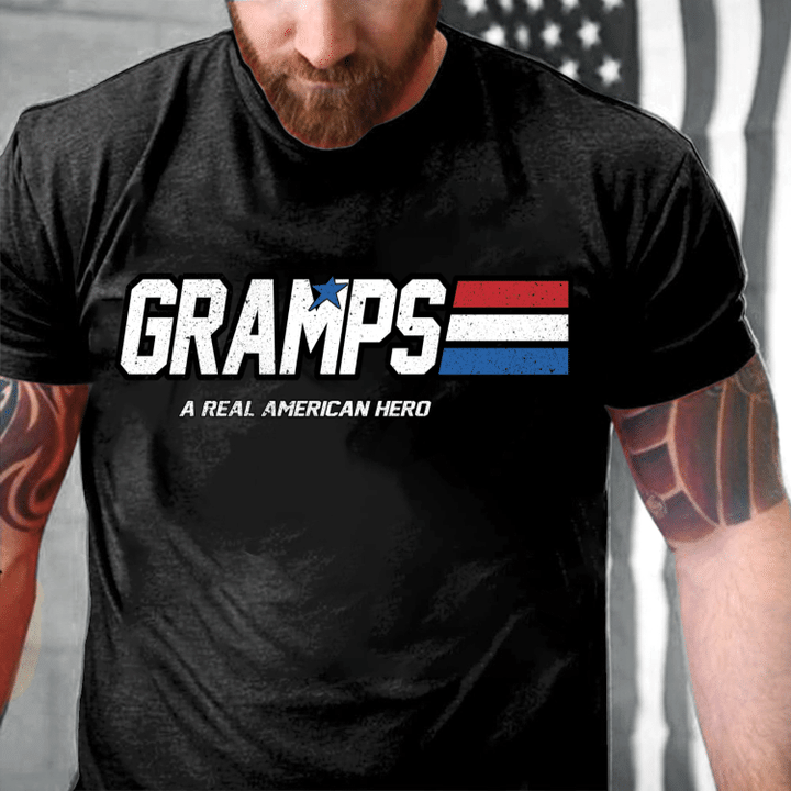 Gramps - A Real American Hero T-Shirt - ATMTEE